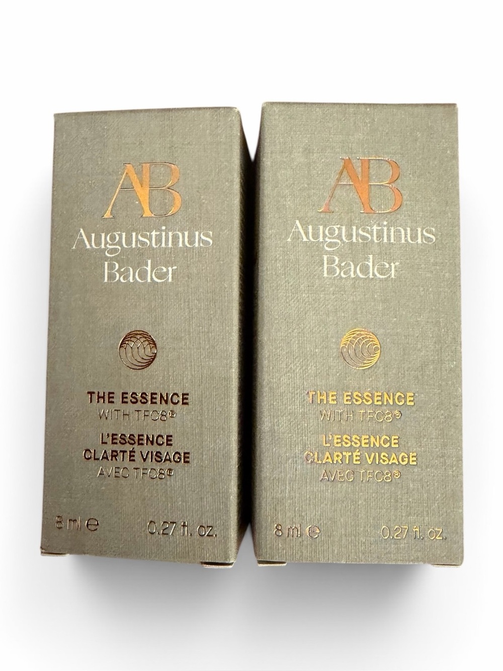 Augustinus Bader The Essence Lot of 2 travel size 8ml .27oz